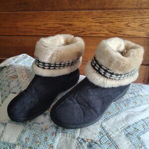 Isotoner Woodlands Slipper Boots – Size 6.5–7